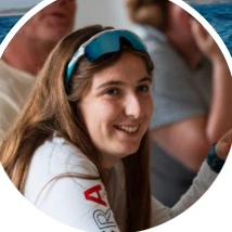 Photo d'Alix Moan, préparatrice physique et mentale au CDV56 FFVoile